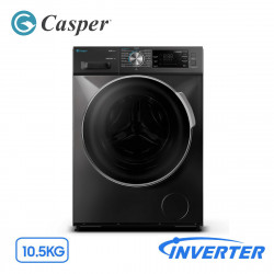 Máy Giặt Casper Inverter 10.5Kg WF-105I150BGB Lồng Ngang
