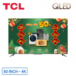 Smart Tivi 4K TCL QLED 50 Inch 50Q726