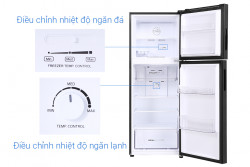 Tủ Lạnh Aqua 211 Lít Inverter AQR-T238FA(FB) (2 cánh)