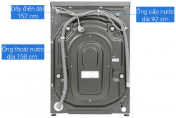 Máy giặt Casper Inverter 10.5 kg WF-105I150BGB 