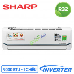 Điều hòa Sharp Inverter 1 chiều 9000 BTU AH/AU-X9XEW