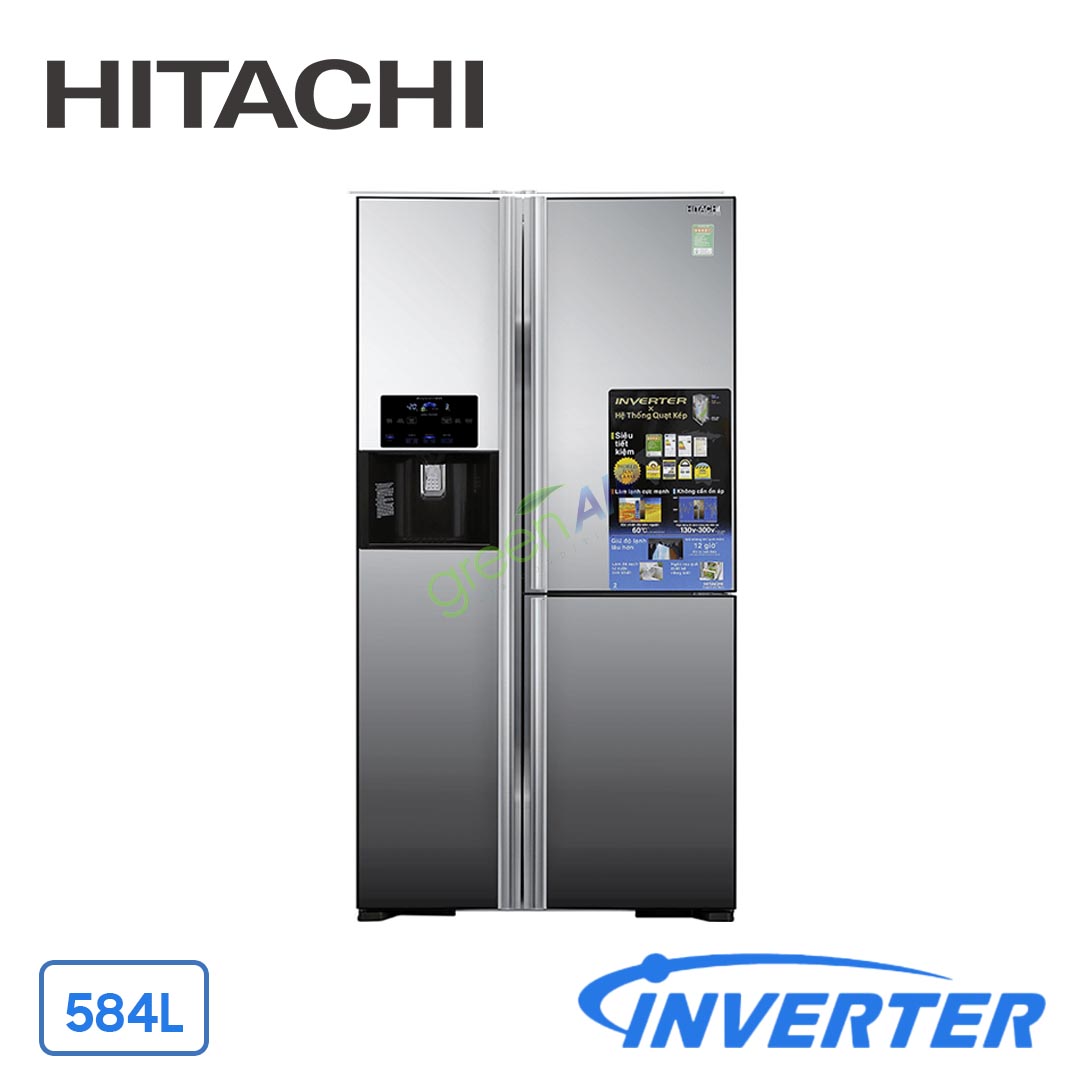 Tủ lạnh Hitachi 584 lít Inverter R-M700GPGV2X MIR (3 Cánh)