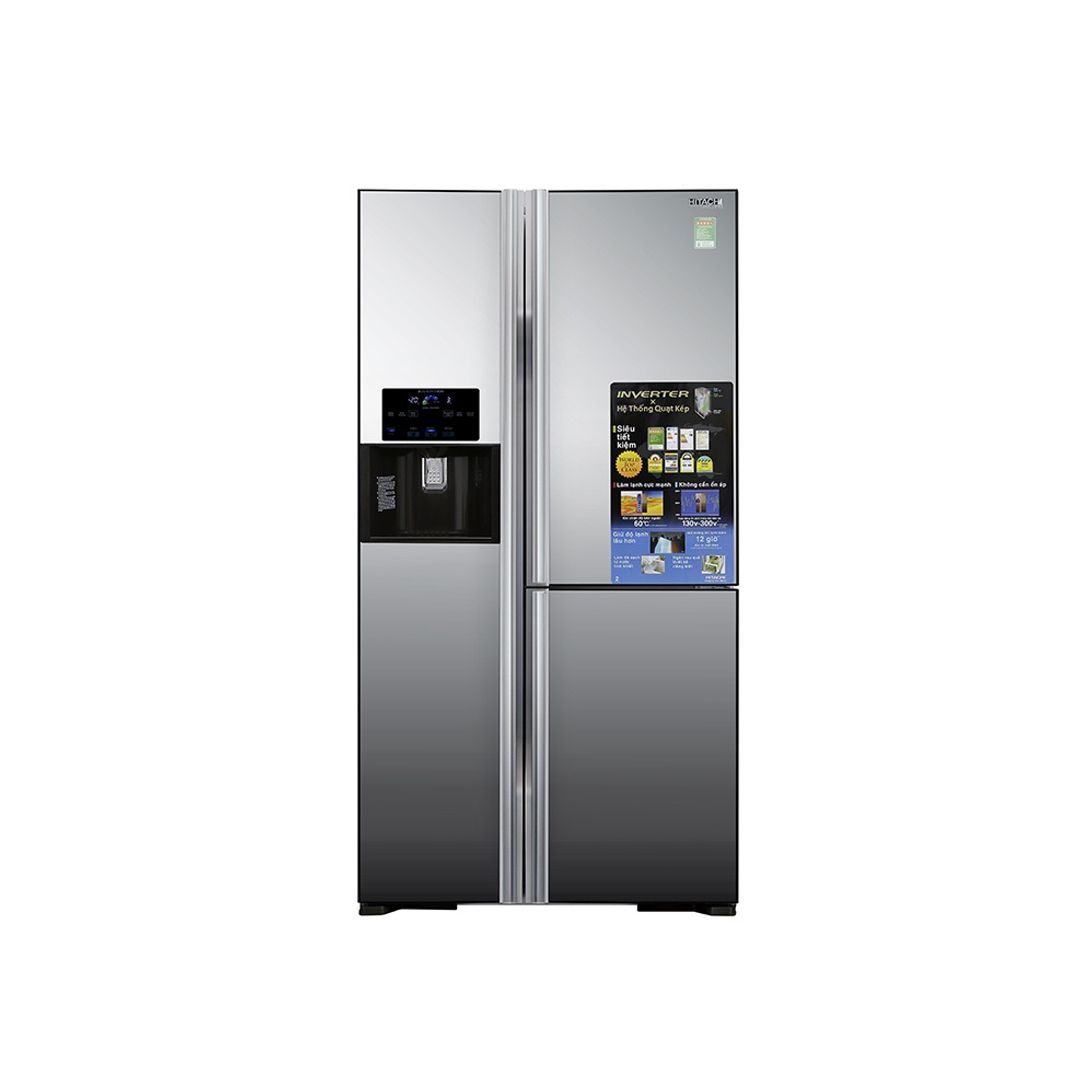 Tủ lạnh Hitachi 584 lít Inverter R-M700GPGV2X MIR (3 Cánh)