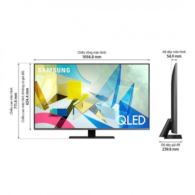 Smart Tivi Samsung QLED 4K 49 inch QA49Q80T