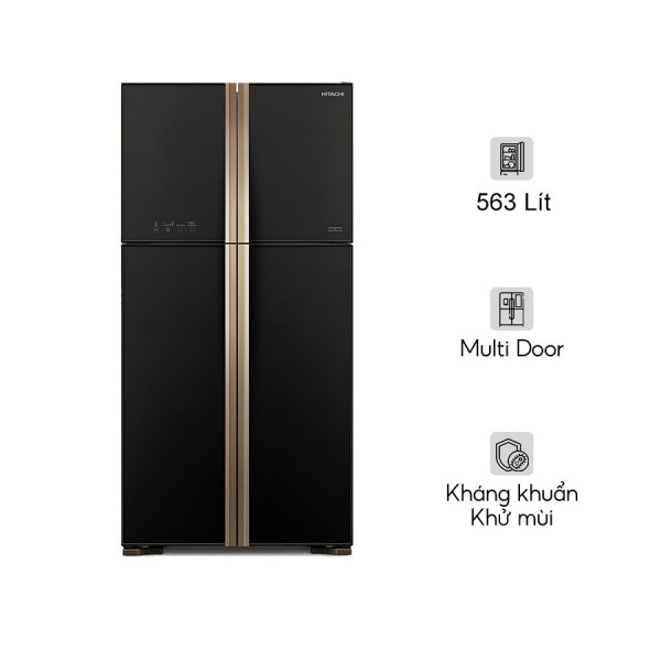 Tủ lạnh Hitachi 563 lít Inverter R-FW650PGV8 GBK (4 Cánh)