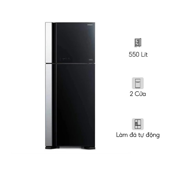 Tủ lạnh Hitachi 550 lít Inverter R-FG690PGV7X GBK (2 Cánh)