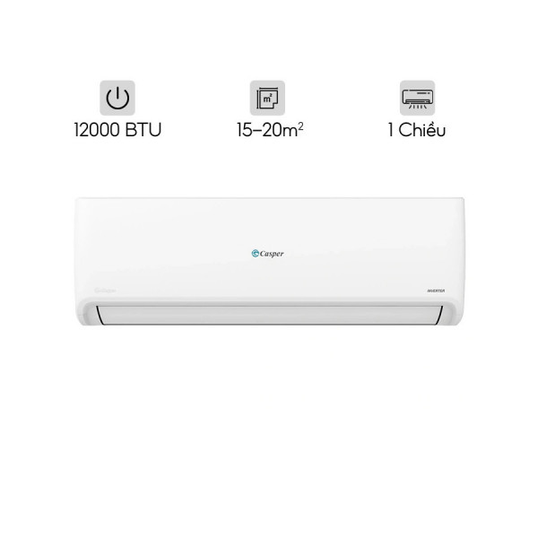 Điều hòa Casper inverter 12.000 1 chiều BTU có lọc bụi mịn GSC-12IP25