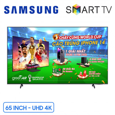 Smart Tivi Samsung Crystal UHD 4K 65 inch UA65AU8100
