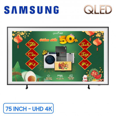 Smart Tivi Samsung Khung Tranh The Frame QLED 4K 75 inch QA75LS03A