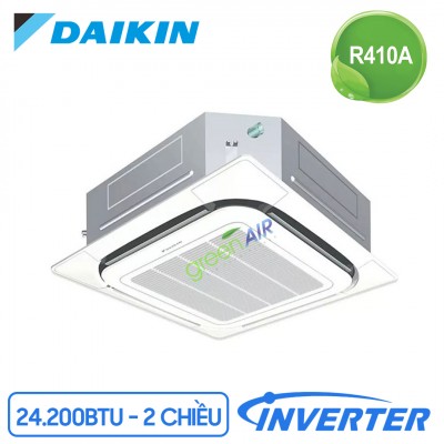 Điều Hòa Âm Trần Cassette Daikin 2 Chiều Inverter 24.200 BTU (FCF71CVM/RZA71BV2V) Điều Khiển Dây (BRC1E63+BYCQ125EAF)