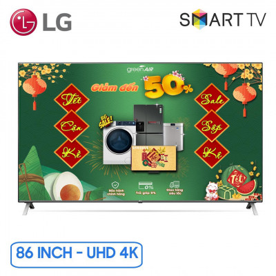 Smart tivi 4K LG UHD 86 inch 86UP8000PTB
