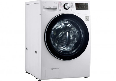 Máy Giặt Sấy LG Inverter 15Kg/8Kg F2515RTGW Lồng Ngang