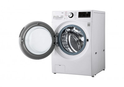 Máy Giặt Sấy LG Inverter 15Kg/8Kg F2515RTGW Lồng Ngang