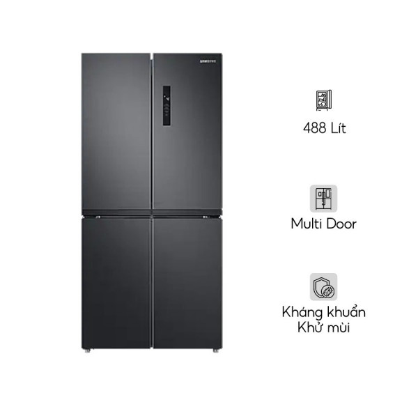 Tủ Lạnh Samsung 488 Lít Inverter RF48A4000B4/SV (4 cánh)