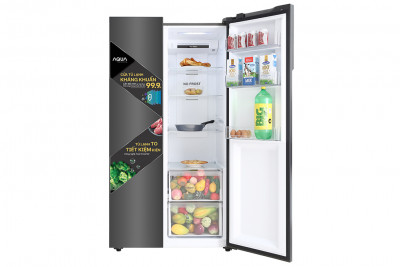 Tủ Lạnh Aqua 541 Lít Inverter AQR-S541XA(BL) (2 cánh)