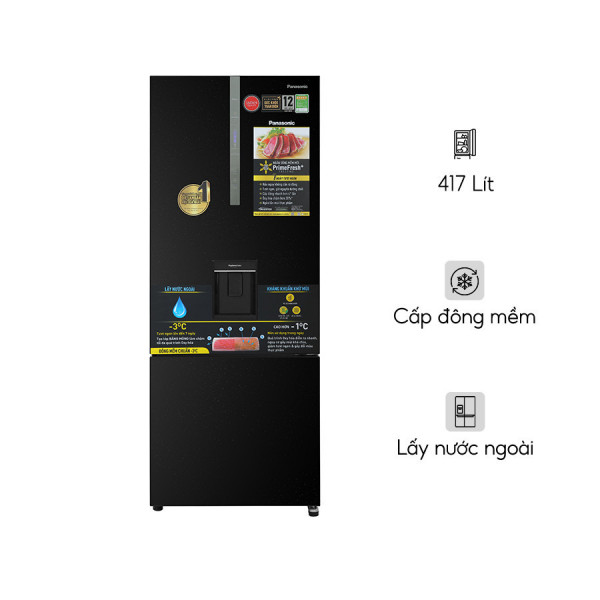 Tủ Lạnh Panasonic 417 Lít Inverter NR-BX471GPKV (2 Cánh)