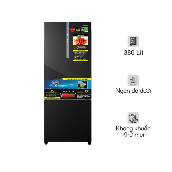 Tủ Lạnh Panasonic 380 Lít Inverter NR-BX421WGKV (2 Cánh)