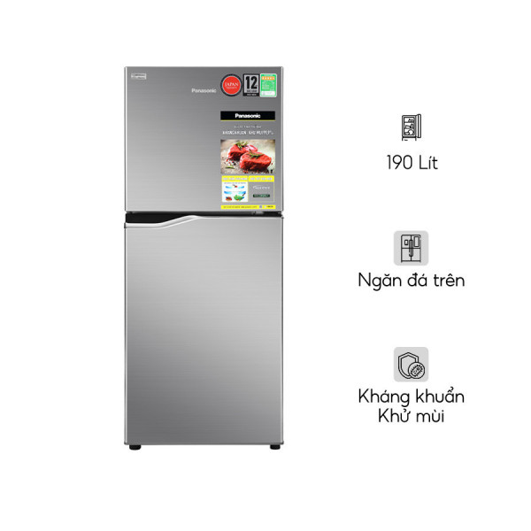 Tủ Lạnh Panasonic 190 Lít Inverter NR-BA190PPVN (2 cánh)