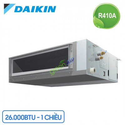 Điều Hòa Âm Trần Nối Ống Gió Daikin 1 Chiều 26.000BTU (FDBNQ26MV1/RNQ26MV1) Điều Khiển Không Giây (BRC4C64-9)