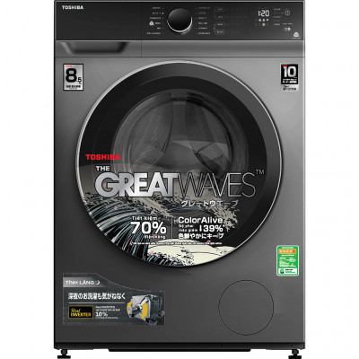 Máy Giặt Toshiba Inverter 8.5kg TW-BK95M4V(SK) Lồng Ngang