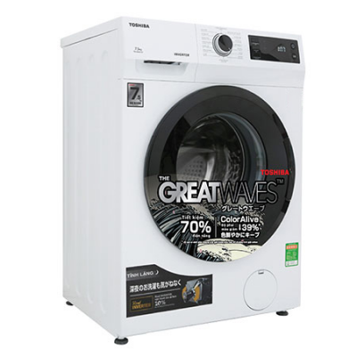 Máy Giặt Toshiba Inverter 8.5kg TW-BK95S2V(WK) Lồng Ngang