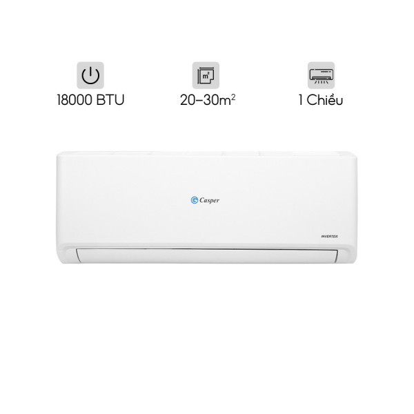 Điều hòa Casper Inverter 1 chiều 18000 BTU GC-18IS33