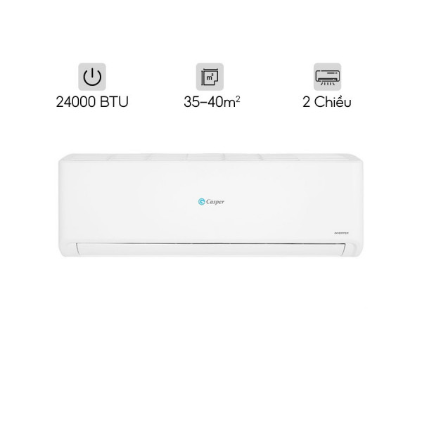 Điều hòa Casper Inverter 2 chiều 24000 BTU GH-24IS33