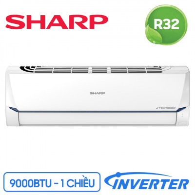 Điều hòa Sharp Inverter 1 chiều 9000 BTU AH-X9XEW