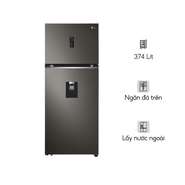 Tủ Lạnh LG 374 Lít Inverter GN-D372BLA (2 cánh)