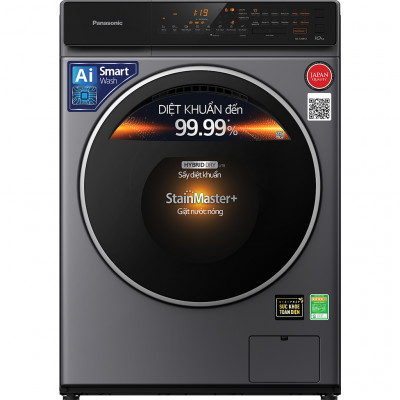 Máy giặt sấy Lồng Ngang Panasonic Inverter 10 kg NA-V10FC1LVT