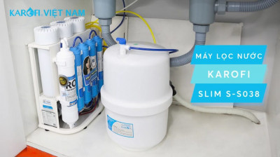 Máy Lọc Nước Karofi SLIM S-S038 8 lõi không tủ
