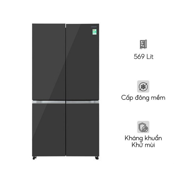 Tủ lạnh Hitachi Inverter 569 lít R-WB640PGV1 (GMG)