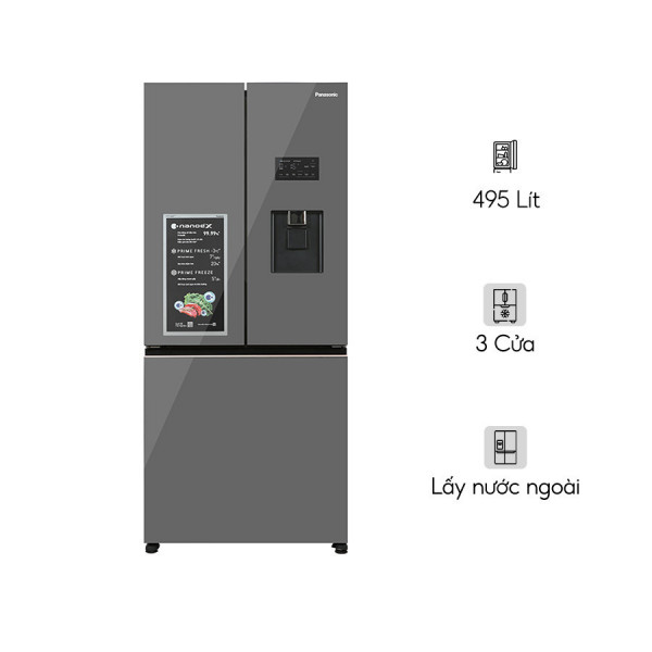 Tủ lạnh Panasonic Inverter 495 lít NR-CW530XMMV