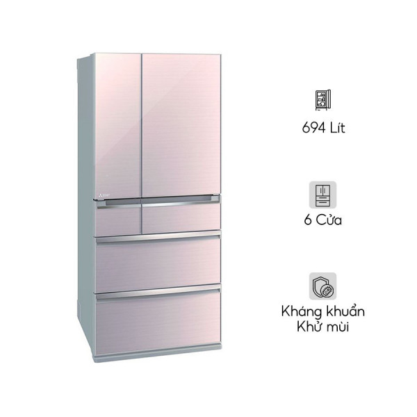 Tủ lạnh Mitsubishi Inverter 694 lít MR-WX70C-F-V