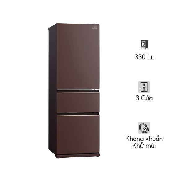 Tủ lạnh Mitsubishi Inverter 330 Lít MR-CGX41EN-GBR-V