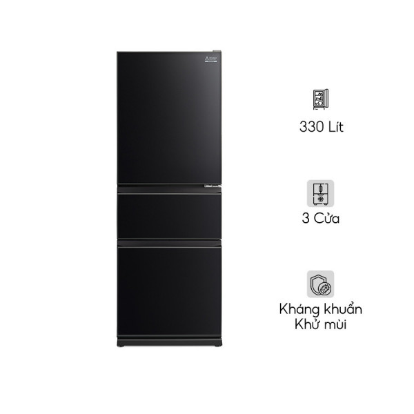 Tủ lạnh Mitsubishi Inverter 330 Lít MR-CGX41EN-GBK-V