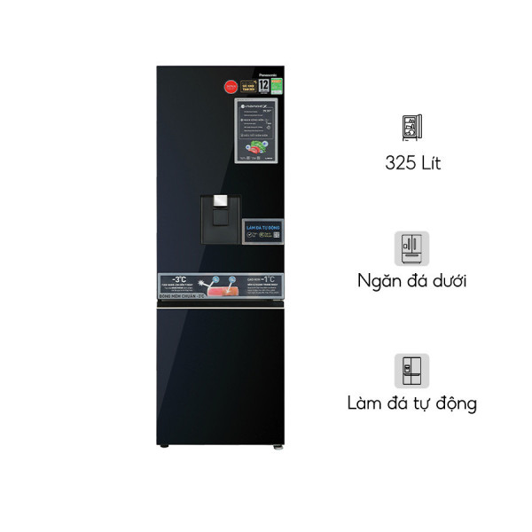 Tủ lạnh Panasonic Inverter 325 lít NR-BV361WGKV