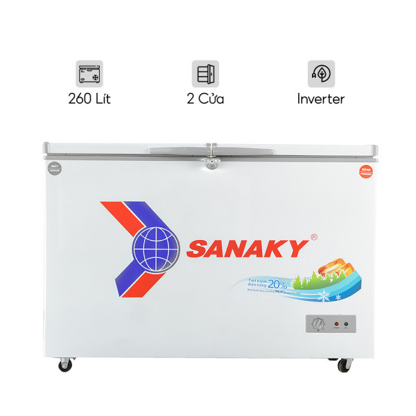 Tủ đông Sanaky 260 lít VH-3699W1
