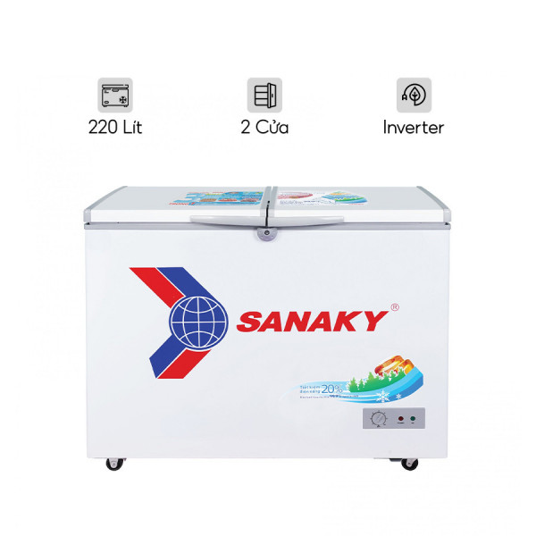 Tủ đông Sanaky 220 lít VH-2899W2KD