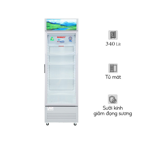 Tủ mát Sanaky Inverter 340 lít VH-408K3L
