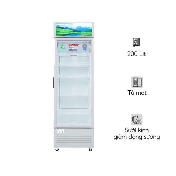 Tủ mát Sanaky Inverter 200 lít VH-258K3L