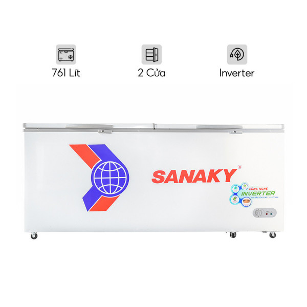 Tủ đông Sanaky Inverter 761 lít VH-8699HY3