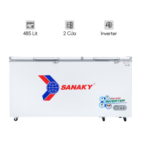 Tủ đông Sanaky Inverter 485 lít VH-6699W3