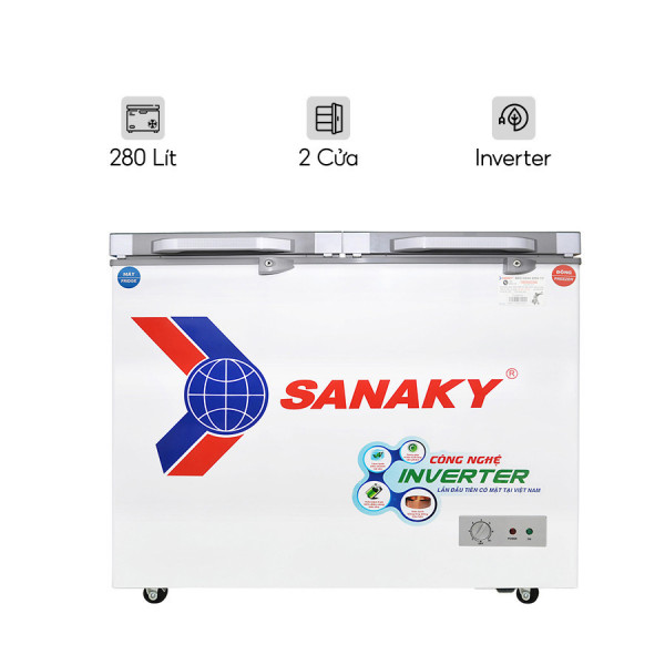 Tủ đông Sanaky Inverter 280 lít VH-4099W4K