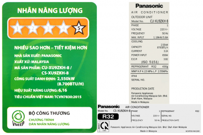 Điều hòa Panasonic inverter 1 chiều 9000BTU XU9ZKH-8