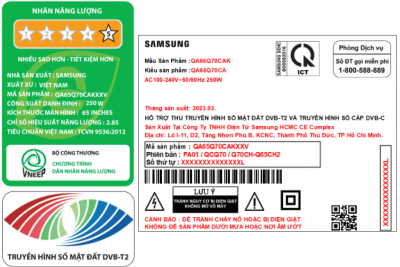 Smart Tivi Samsung QLED 4K 65 inch QA65Q70C