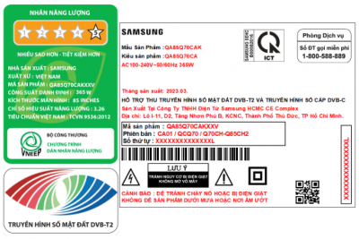 Smart Tivi Samsung QLED 4K 85 inch QA85Q70C