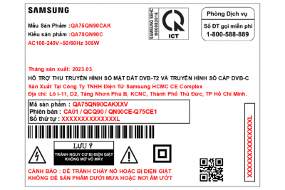 Smart Tivi Samsung Neo QLED 4K 75 inch QA75QN90C