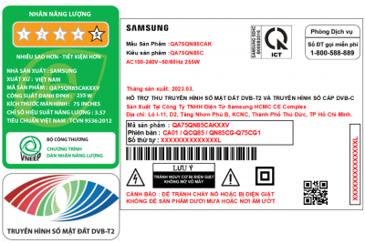 Smart Tivi Samsung Neo QLED 4K 75 inch QA75QN85C