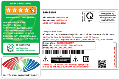 Smart Tivi Samsung QLED 4K 55 inch QA55Q80C